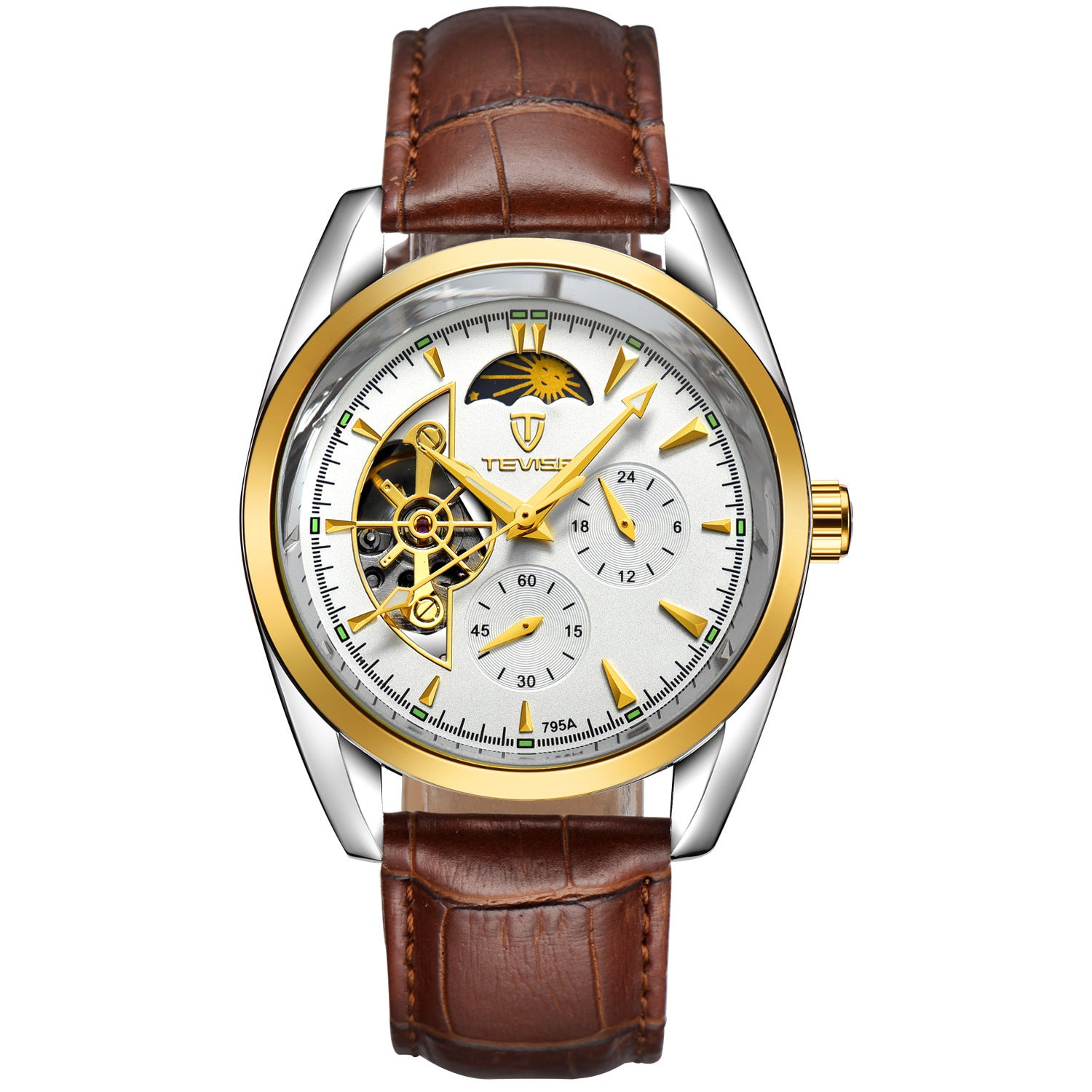 Men's Tourbillon Waterproof Automatic Mechanical Watch