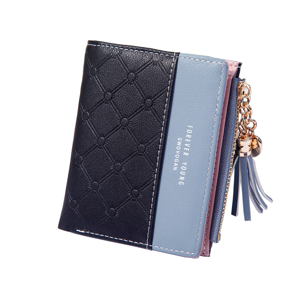 Fashionable Japanese & Korean Small Buckle Wallet for Women