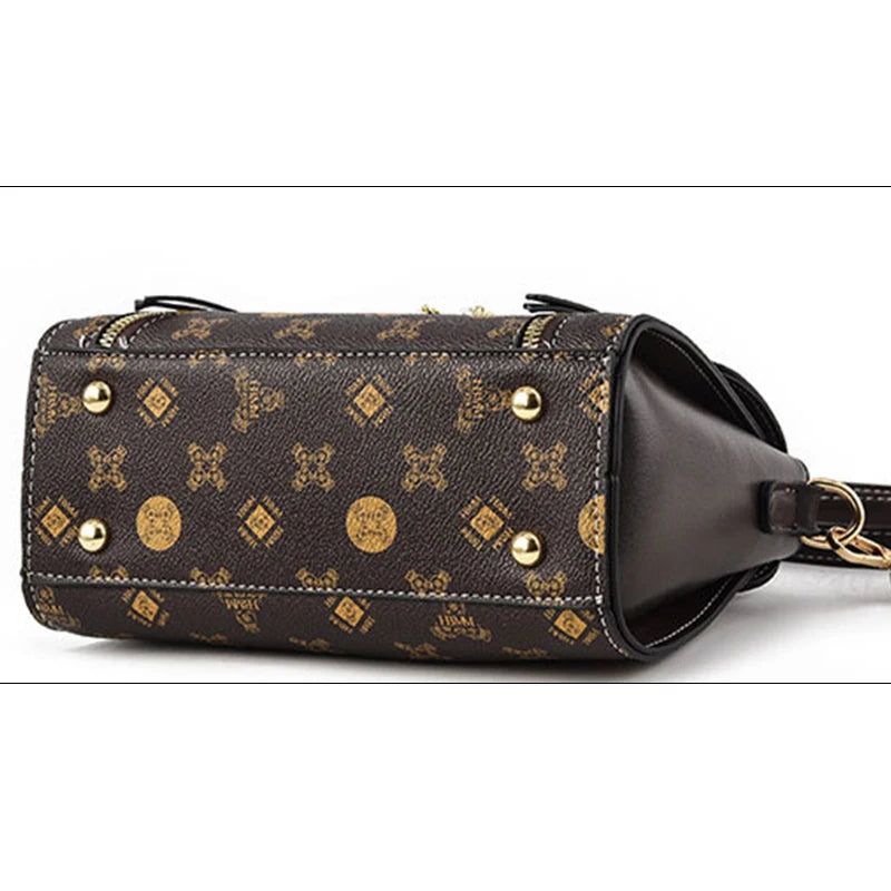 New Woman shoulder bag Large capacity Handbag for Women Crossbody bag Lychee pattern Portable bucket bag ladies messenger bag
