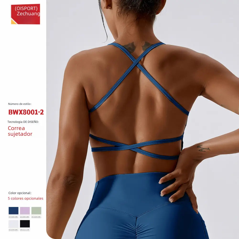 Breathable Quick-Dry Women’s Yoga Sports Bra (Model 8001)