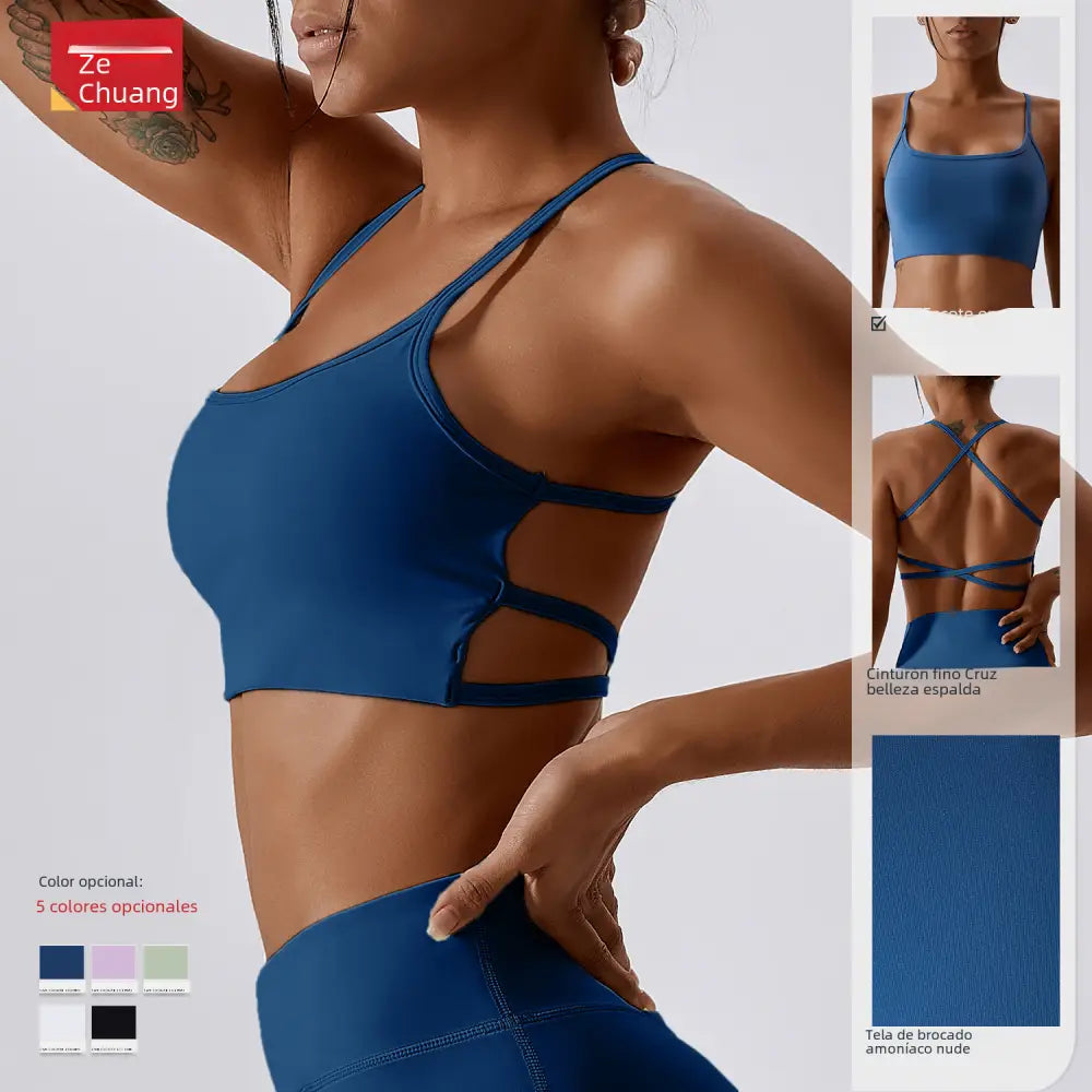 Breathable Quick-Dry Women’s Yoga Sports Bra (Model 8001)