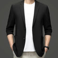 R&z - Jackets Solid Business Casual Suits Coats Male Slim Elastic Blazers Jackets  Clothing 4XL