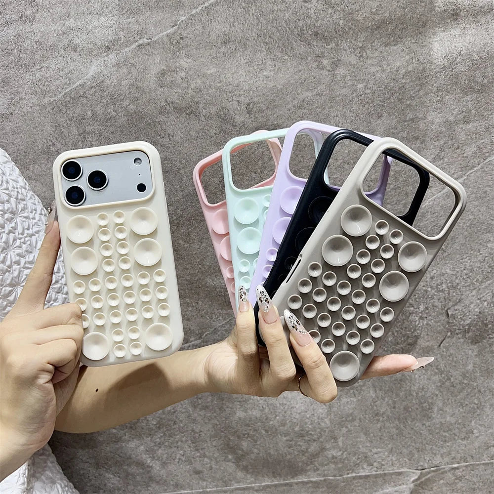 R&z - Phone Case for iPhone 17 16 Pro 15 14 13 Max Adsorption Strong Multi Function Shockproof Cover