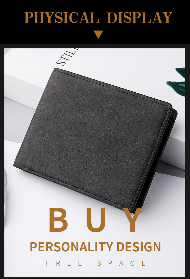 Men's Bifold PU Leather Wallet