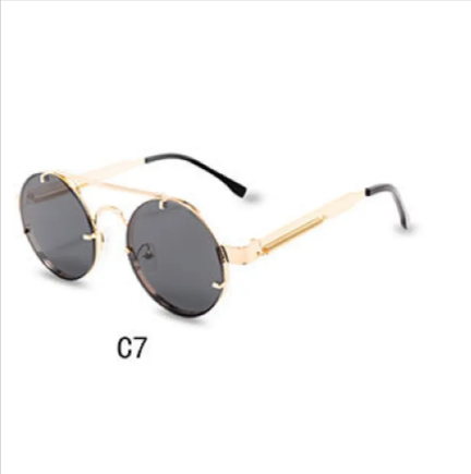 R&z - Round Steampunk Sunglasses