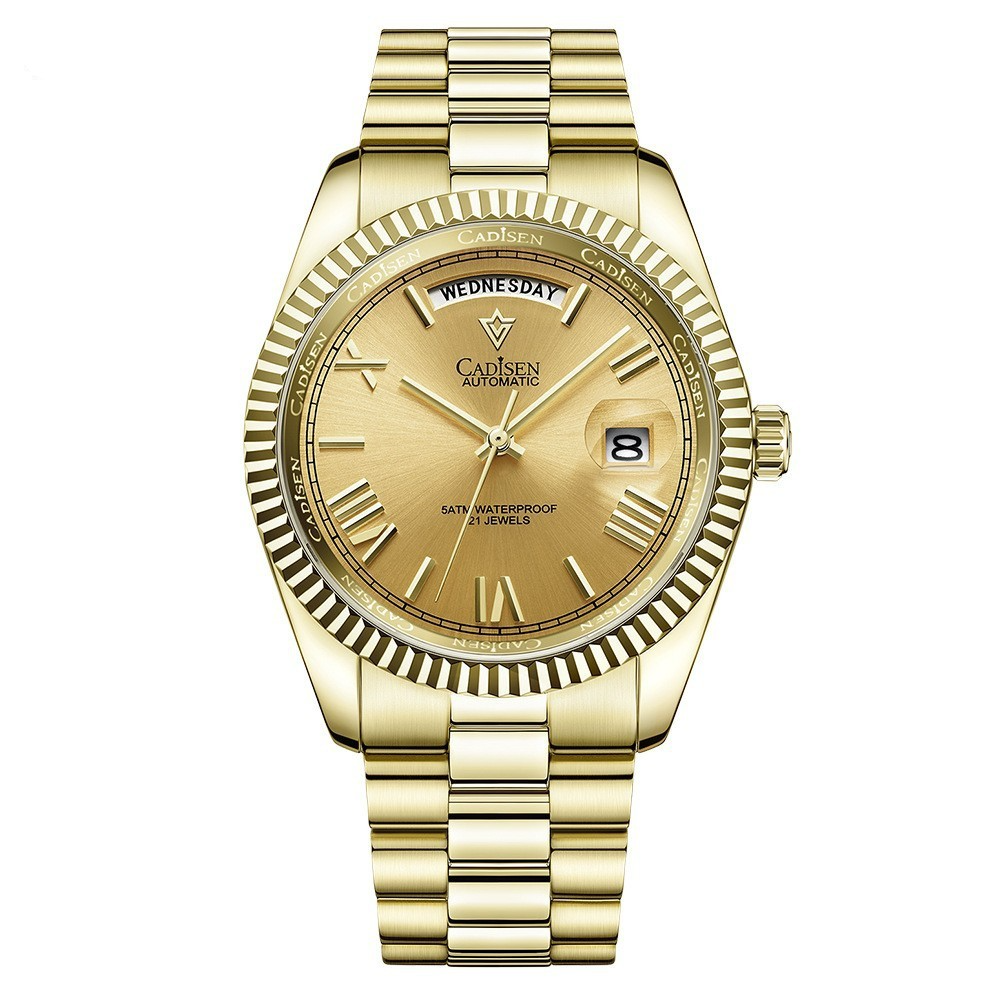 R&amp;Z Cadisen Automatic Men’s Luxury Watch – Silver
