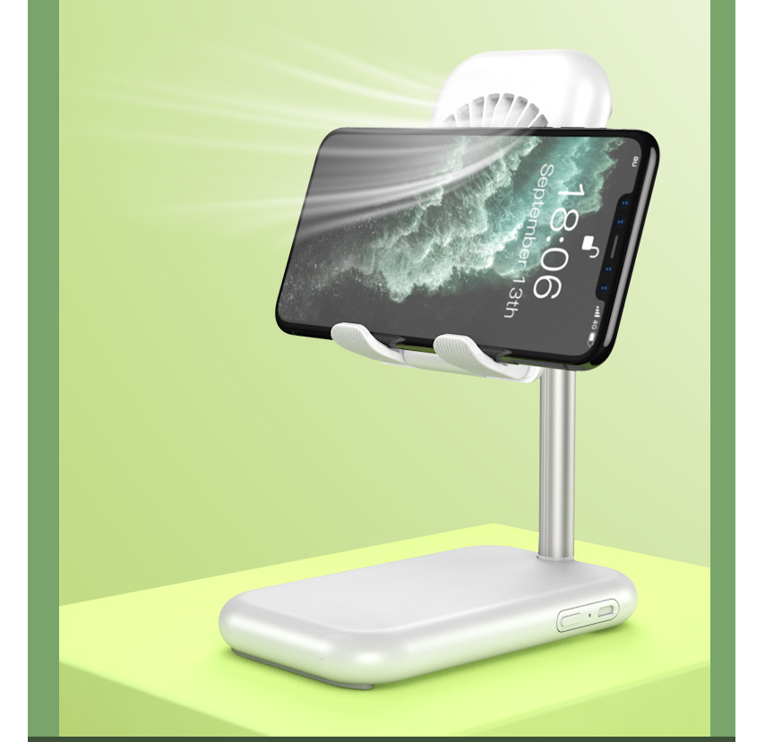 USB Mini Fan &amp; Adjustable Phone Stand