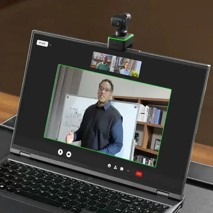 Insta360 Link - PTZ 4K webcam with 1/2 "sensor artificial intelligence monitoring gesture control video call isolated dialogue