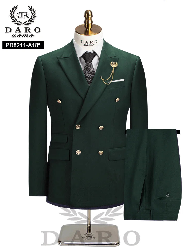 R&z - Slim Fit Formal Business Work Wear Suits 2Pcs Set (Jacket+Pants)