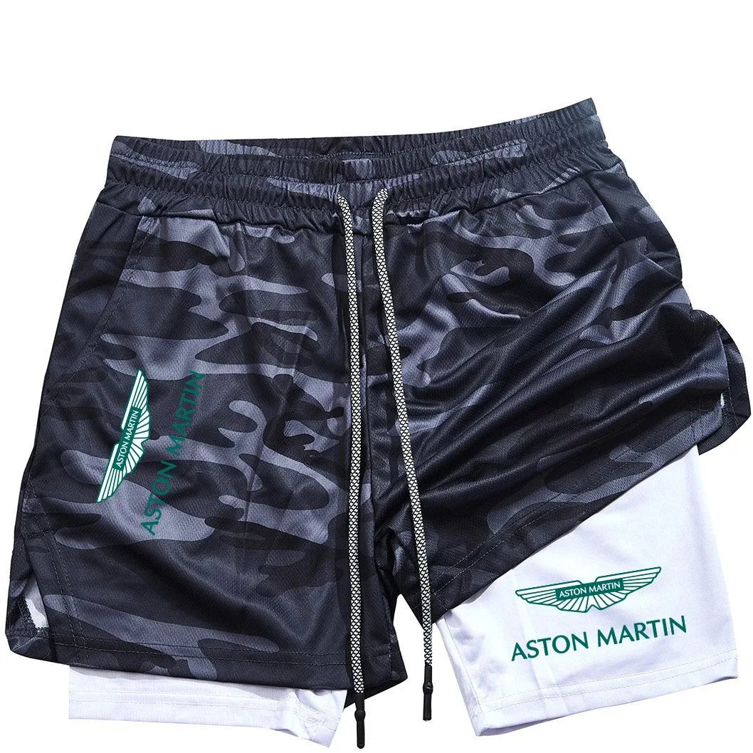 R&z - Aston Martin Logo Sport Shorts