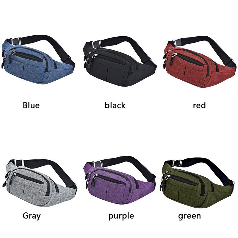 R&z -  Casual Canvas Waist Pack for Phones and Wallets