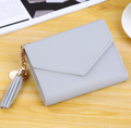 Tassel Wallet, Heart-shaped Purse, Pendant Clutch