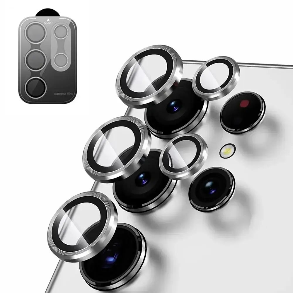 Camera Lens Protector For Samsung S25 S26 Ultra S24 S23 S22 Ultra Case Tempered Glass Film Titanium Alloy Ring Phone
