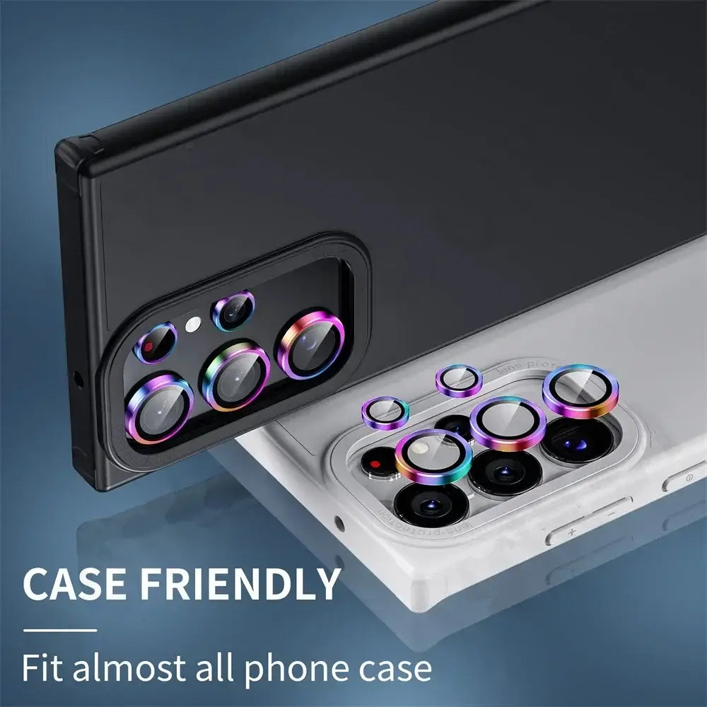 Camera Lens Protector For Samsung S25 S26 Ultra S24 S23 S22 Ultra Case Tempered Glass Film Titanium Alloy Ring Phone
