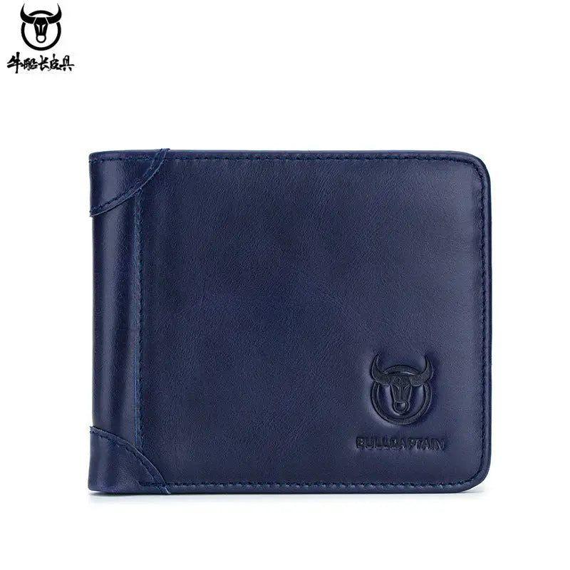 Captain Cow Leather Multi-functional Men’s Wallet