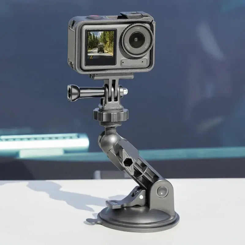 R&z - Car Phone Suction Cup Holder for Insta 360 X5 X4 ACE PRO 2 SJCAM DJI OSMO Action 5 Pro