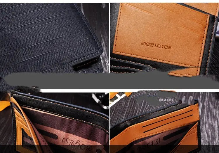 Fashionable Multi-functional Men’s Short Wallet