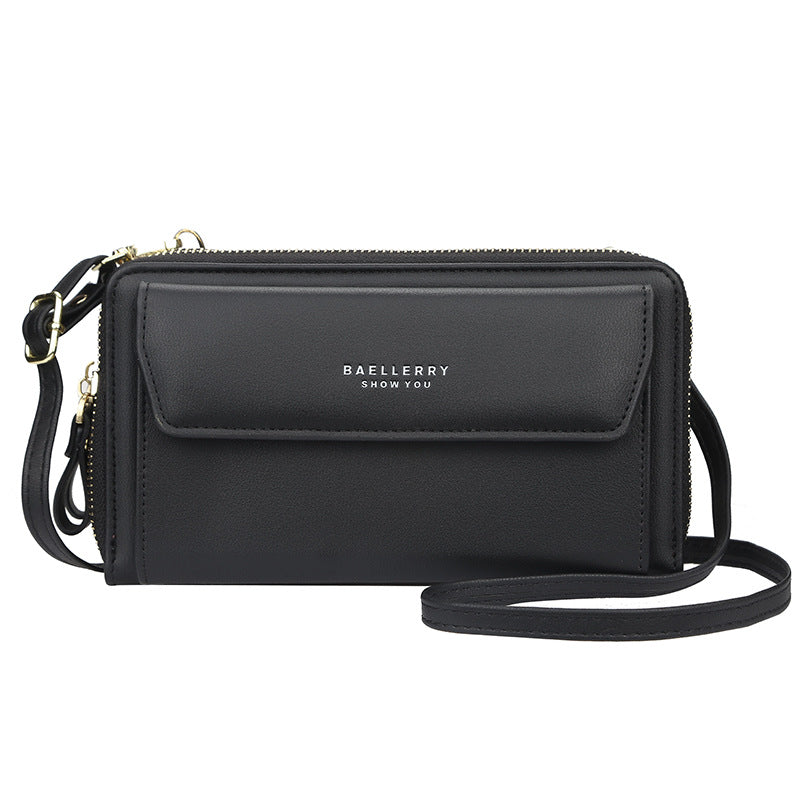 Korean Edition Ladies Long Wallet with Double Zip