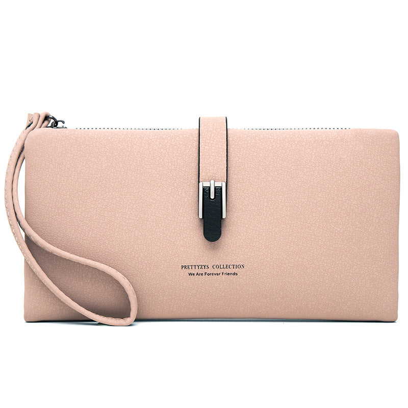 Long Simple Clutch Wallet for Women