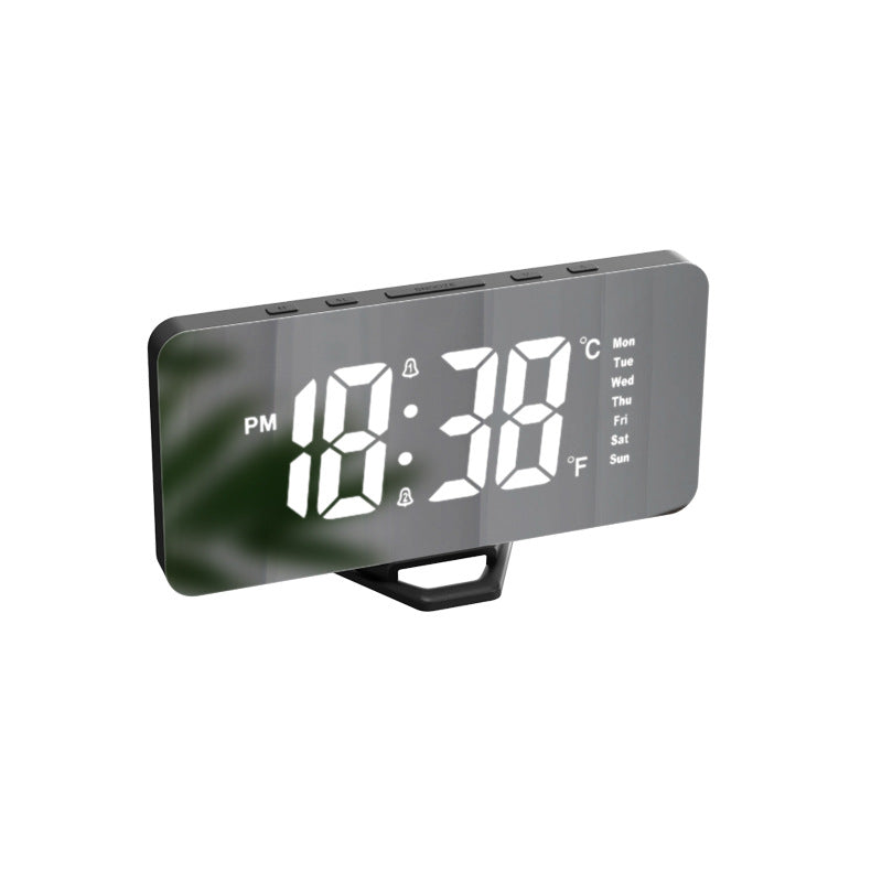 LED Digital Mirror Alarm Clock with  Display