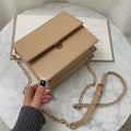 Chic Women’s Chain Shoulder Bag - Stylish and Versatile - yellow