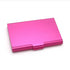 Creative Aluminum Cigarette Case and Card Holder Sleeve - Rose Red