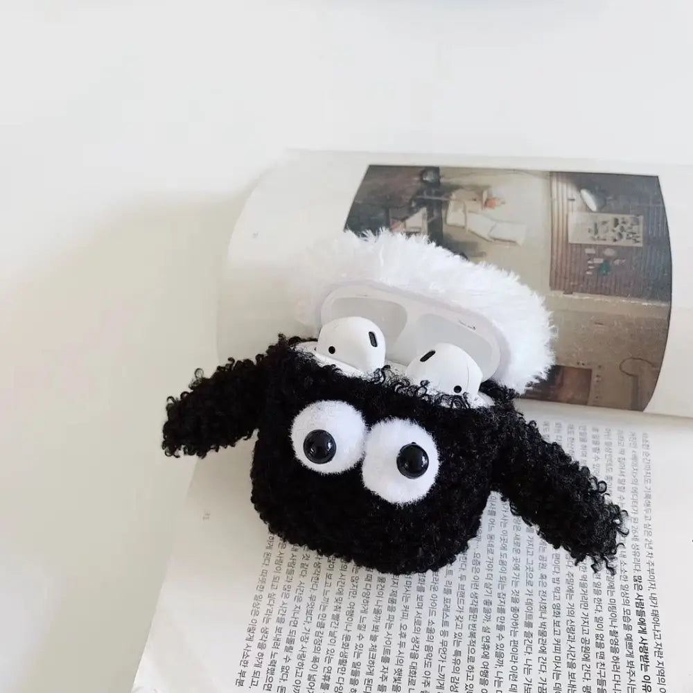 Cute Shaun Plush Case for AirPods Pro 3 and 2