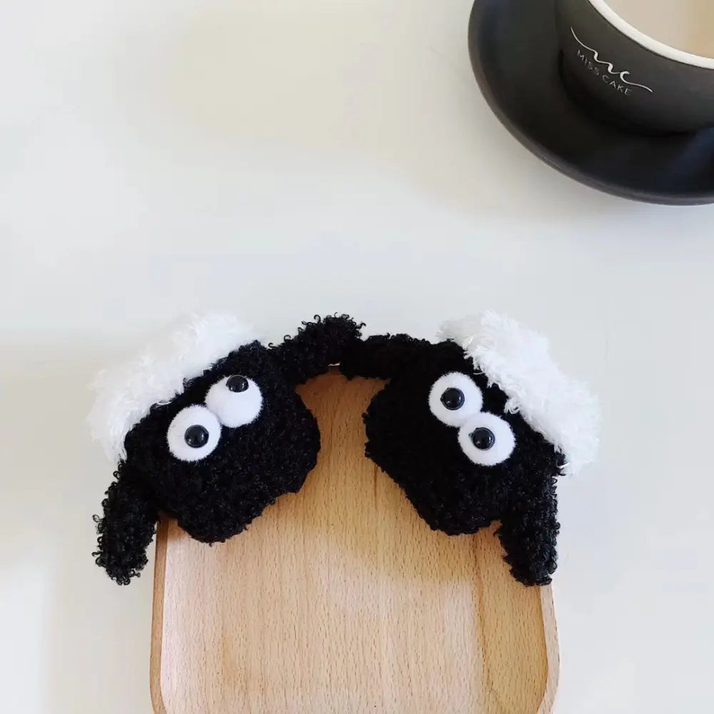 Cute Shaun Plush Case for AirPods Pro 3 and 2