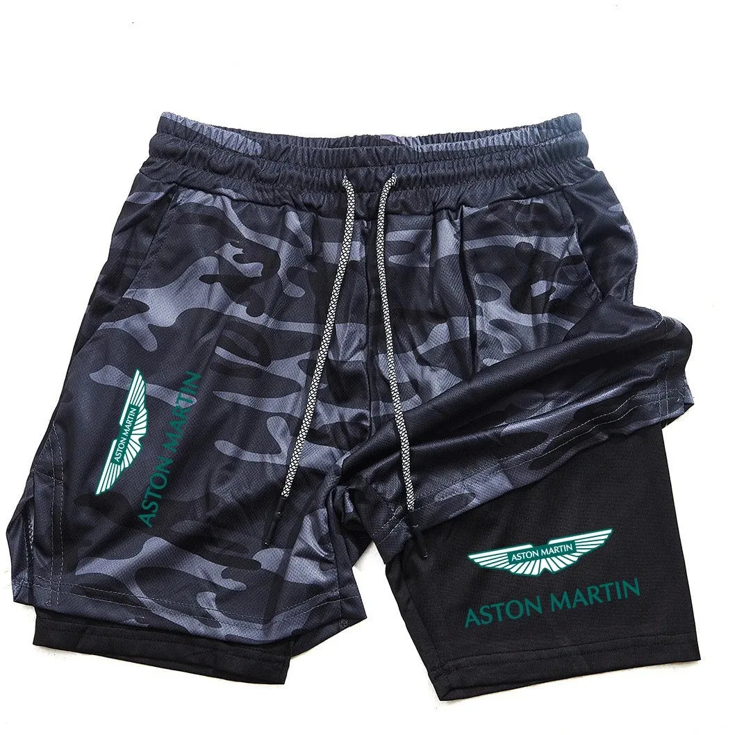 R&z - Aston Martin Logo Sport Shorts