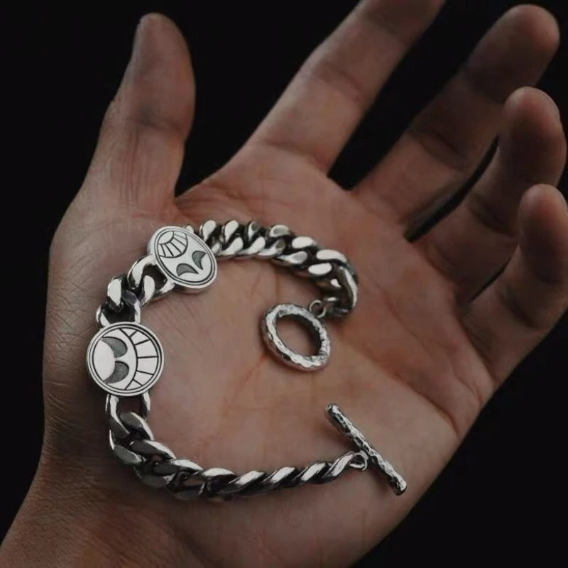 One Piece Ace Bracelet Anime Peripheral Fashion Personality Wristband Men Daily Wear Jewelry Birthday Gift Wholesale