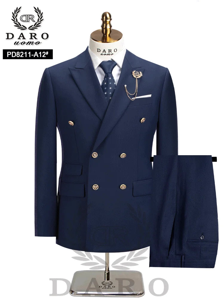 R&z - Slim Fit Formal Business Work Wear Suits 2Pcs Set (Jacket+Pants)