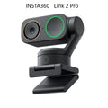 Insta360 Link 2 Pro 4K PTZ Webcam for PC/Mac with 1/1.3" Sensor Low-Light AI Tracking HDR Directional Noise-Canceling Mics
