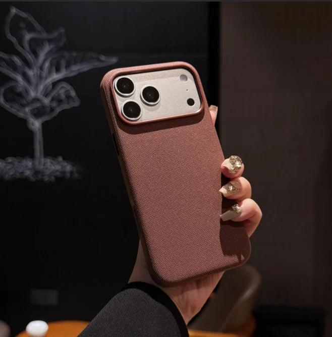 Luxury Tech Woven Magnetic Case for Iphone 17 Air 16 15 Plus 14 13 12 11 Pro Max TechWoven for Magsafe Wireless Charging Cover