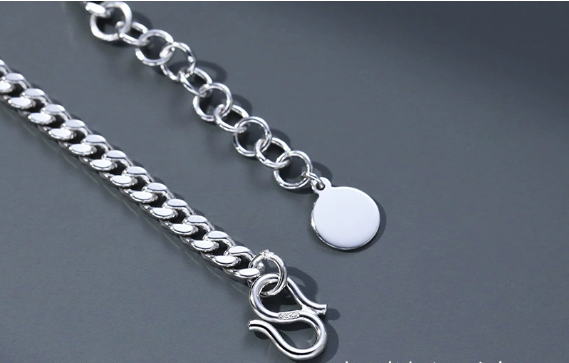 R&Z - Silver Bracelet for Men's Fashion