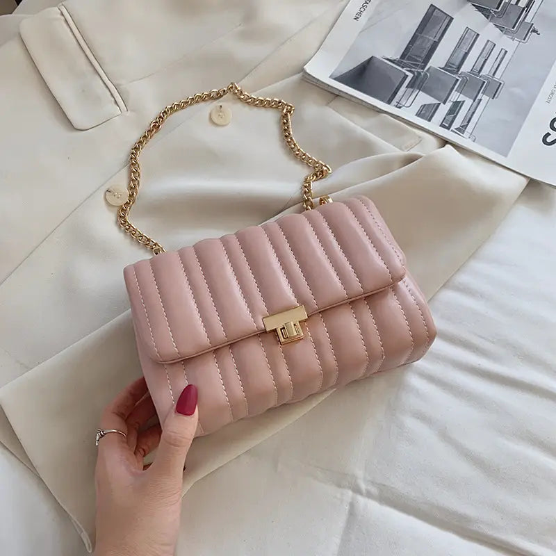 Fashion Chain Bag Pink