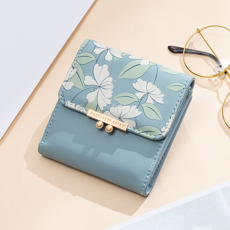 Cute Minimalist Women's Wallet - Compact Stylish Design