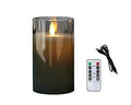 R&Z - golden UsB LED Pillar Candles