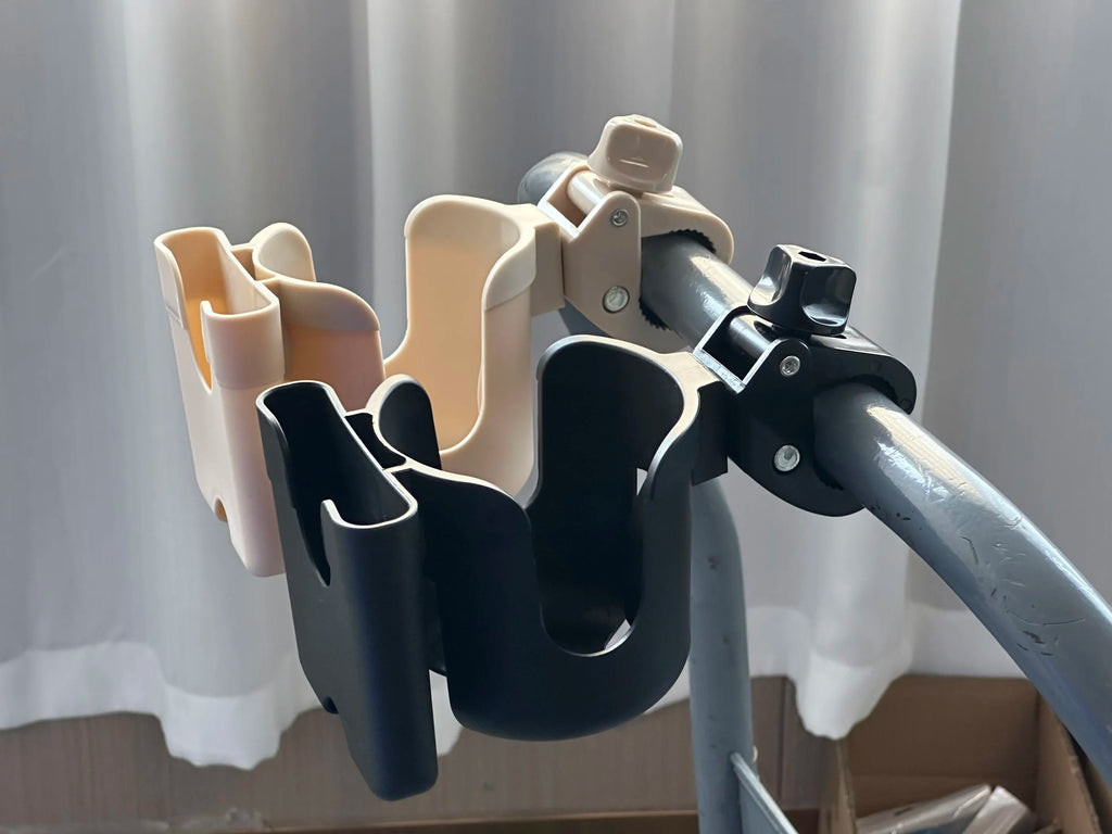R&z - Water Cup Holder With Phone Holder, Universal Bottle Holder For Wheelchair stroller Accessories