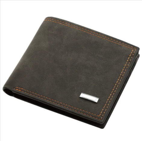 Men's PU Leather Short Wallet