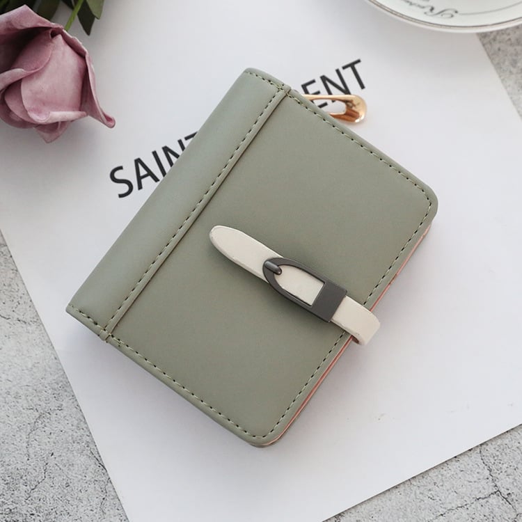 Classic Morandi Folding Card Wallet