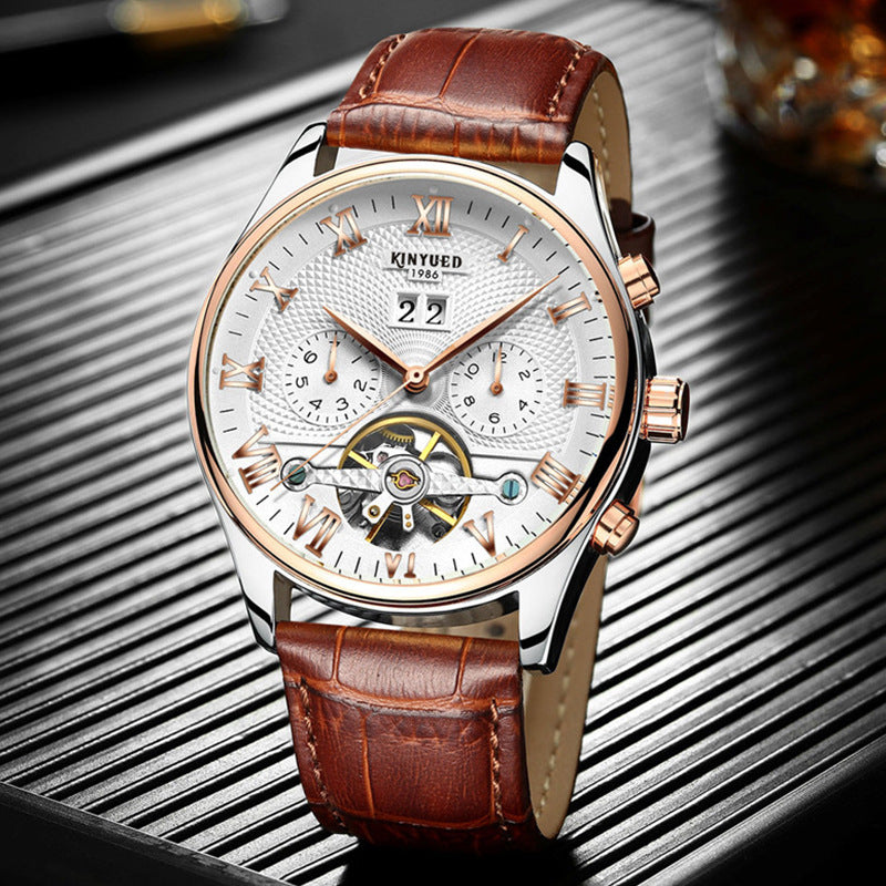 KINYUED Men's Multifunctional Automatic Mechanical Watch