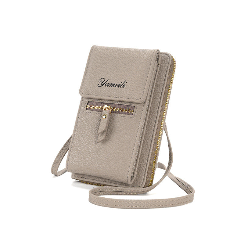 Lychee Pattern Multifunctional Zipper Wallet & Bag