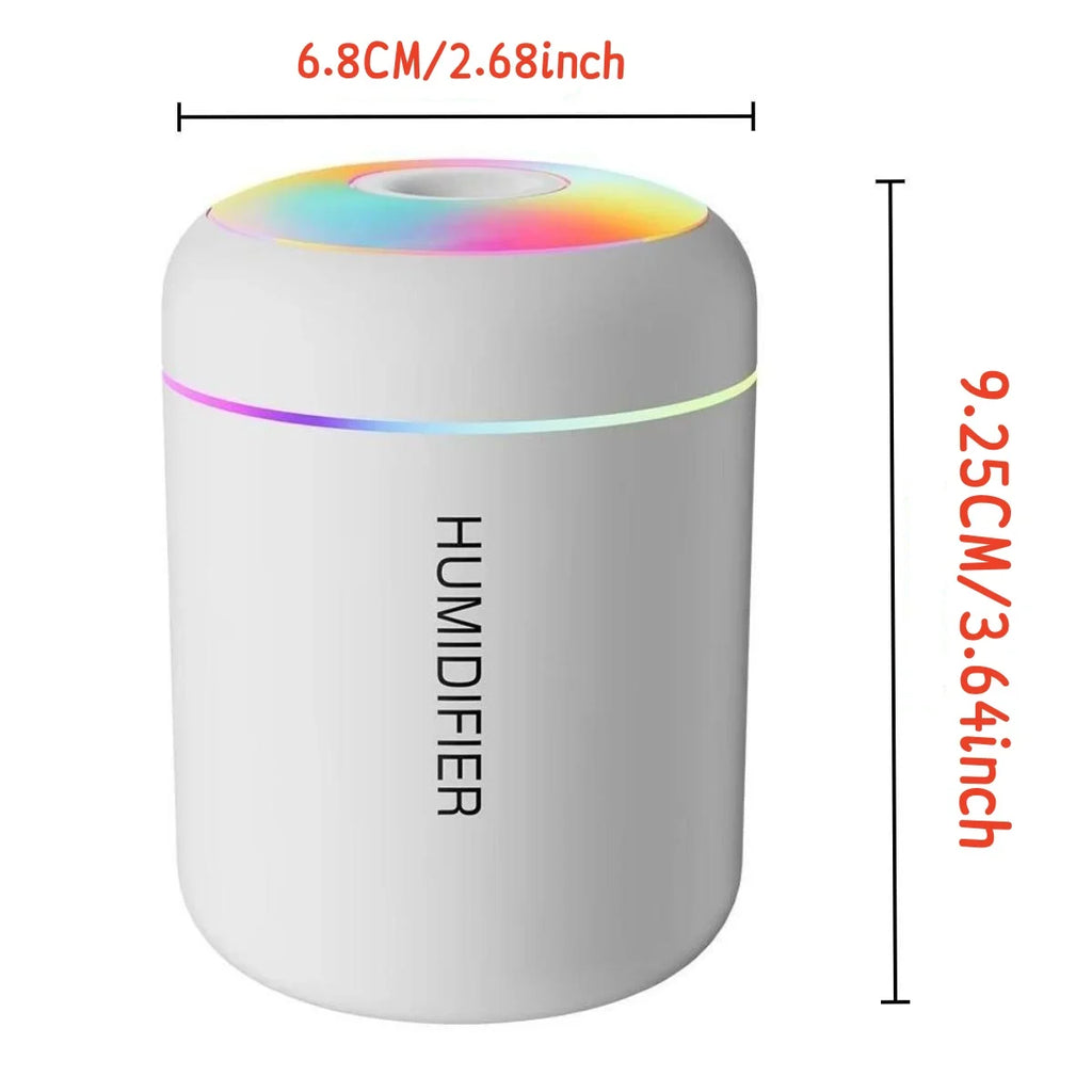 R&z -  USB Electric Aroma Diffuser Essential Oil Purifier Aromatherapy Mist Maker Lights For Car Home Bedroom