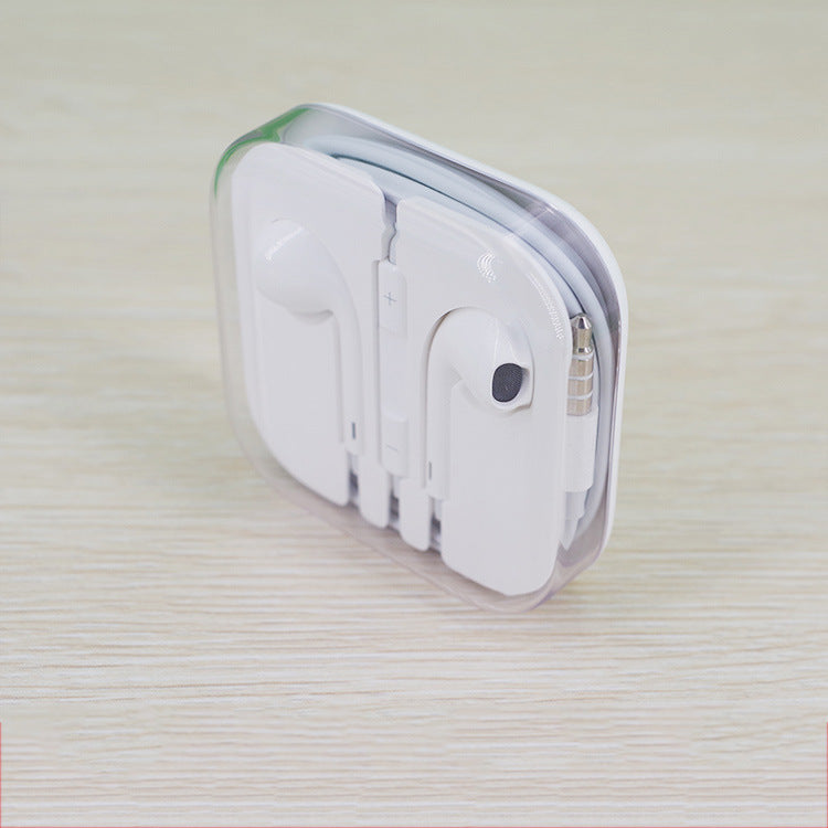 R&Z -  Wired Earphones with Round Hole for Mobile Devices
