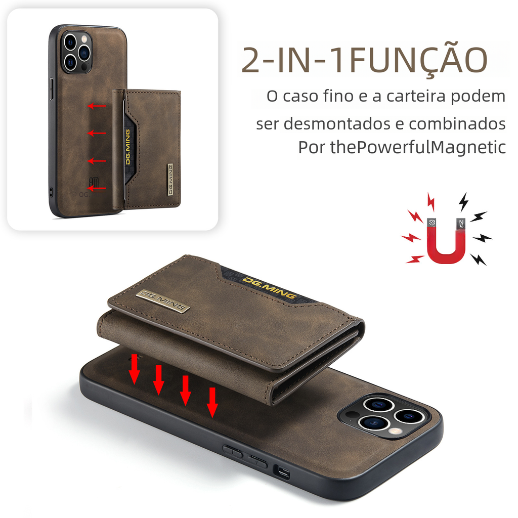 R&Z - M2 Magnetic Card Wallet Case for iPhone