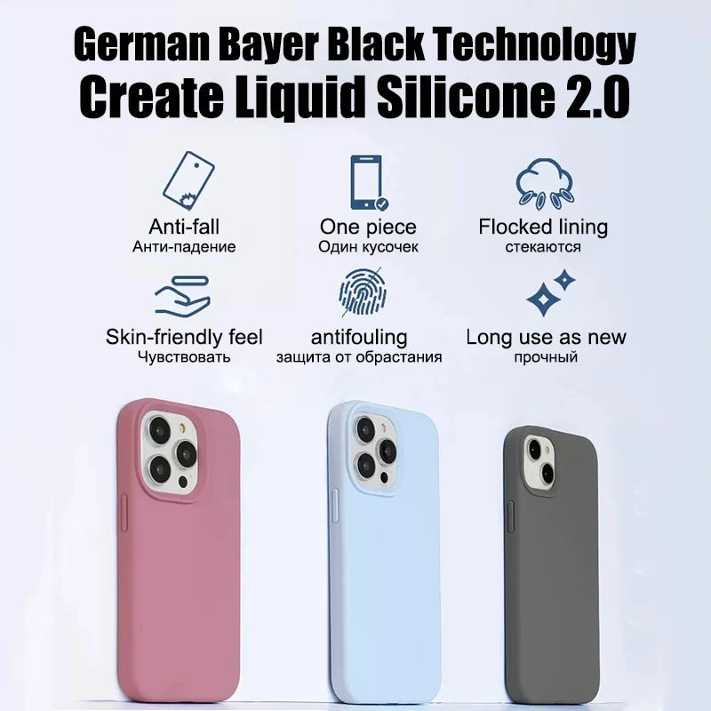 R&z - Luxury Shockproof Case For Apple iPhone 11 12 13 14 15 16 17 Pro Max