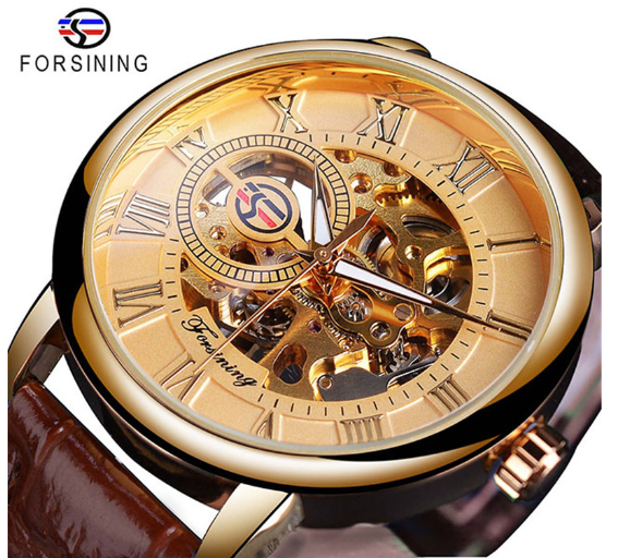 R&Z - Men's Hollow Design Mechanical Watch