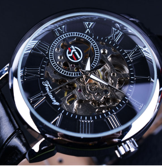 R&Z - Men's Hollow Design Mechanical Watch