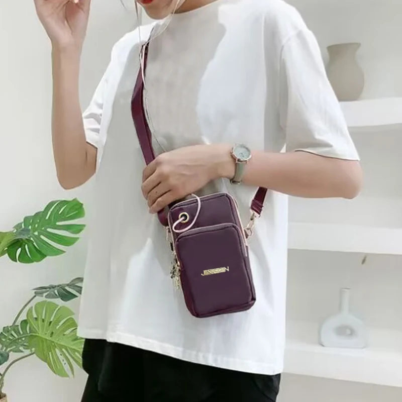 R&z - Women's Crossbody Mini Bag, Vertical Wrist Wallet, Phone Pouch, Random Draw Direction, Fashionable and Practical Accessory
