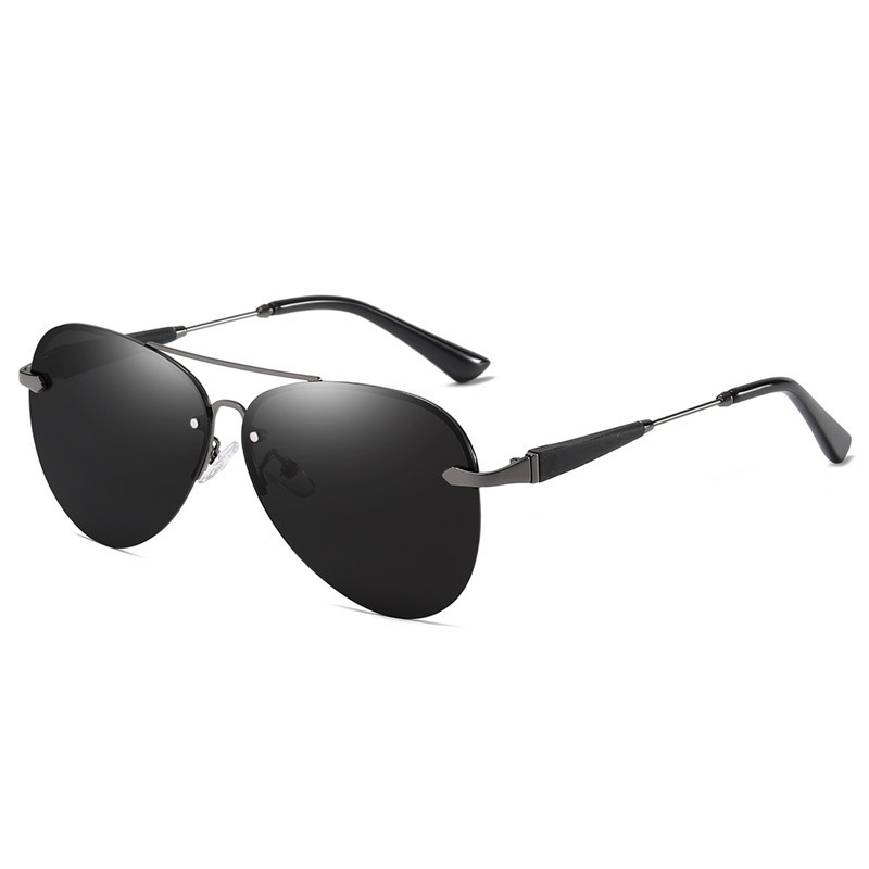 R&z - Polarized Classic Rimless Sunglasses